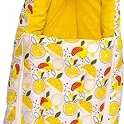 Toddylon Baby Gift Pack Set – New Born Cotton Carry Bag for 0–6 Months | Fruit Print | Combo for Newborns (Yellow)-image-14