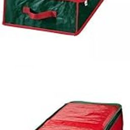 HEAVENGLOW 2X Christmas Wrapping Paper Storage Bag Large Capacity Holiday Decorations-image-77