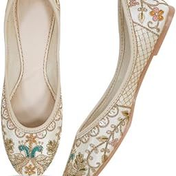 Women's Embroidered Rajasthani Mojari Juti Shoe-image-62