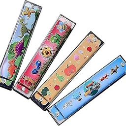 Jtku Handicraft01 Plastic Mouth Organ, Multicolour, Set of 2-picture-16