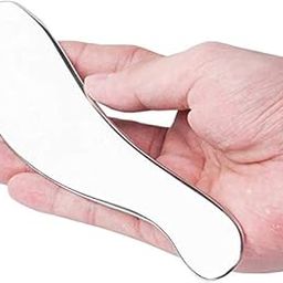 GoodsHealthShop Stainless Steel 304 grade Gua Sha Massage Tool - Tendon Massage Scraping Tool - Muscle Pain Relief, Myofascial Stress Release and Breaking up Scar Tissue (S - Shaped)-image-68