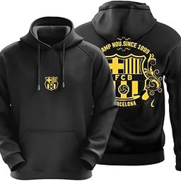 Barca Football Hoodie 100% Cotton Hoodies for Men | Printed Full Sleeve Pullover for Men & Women-image-50