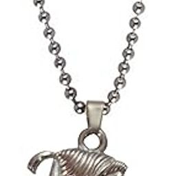 Chhatrapati Shivaji Maharaj Rajmudra Locket with Chain Silver Metal Religious Spiritual Jewellery Pendant Necklace Chain for Men and Women-image-52