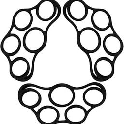 GRYPP Hand Grip Strengthener - Finger Exerciser and Finger Stretcher - Grip Strength Trainer for Hand Therapy, Rock Climbing (Black)-image-102