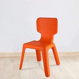Cello Murphy Comfortable Kids Chair with Backrest for Study Chair|Play|Dining Room|Bedroom|Kids Room|Living Room|Indoor-Outdoor|Dust Free|100% Polypropylene Stackable Chairs, Orange-27