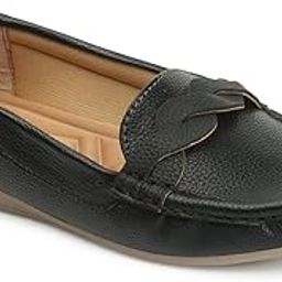 Women Casual Brown Slip-on Loafers-622-30