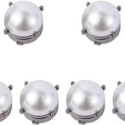 ™ 6Pcs Button Covers Trendy Cufflinks for Formal Ceremony Valentines Day Gifts Black | Cufflinks | Mens Jewelry-image-31