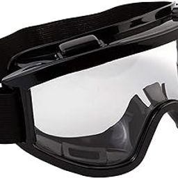 7Trees Adult Motorbike ATV / Dirt Bike Racing Transparent Goggles With Adjustable Strap - Black-22