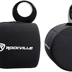 Pair Rockville RWBC80 Neoprene Covers for 8" Marine Wakeboard Tower Speakers-image-64