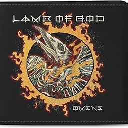 ROCK Rocksax Lamb Of God Wallet - Omens, Black, One Size, Wallet-13
