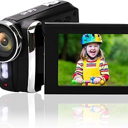 Video Camera Camcorder for Kids, Heegomn Mini Digital Camera Recorder Full HD 1080P 20FPS 12MP 2.8 Inch 270 Degree Rotation LCD Digital Video Camera for Kids Teens Beginners-picture-27