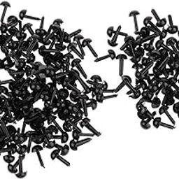 CLUB BOLLYWOOD® 200 Pieces Black PVC Safety Eyes for Teddy Bear Doll Animal Toys 4MM|Toys & Hobbies | Stuffed Animals |Other Stuffed Animals|200pcs PVC Doll Eyes Toys-picture-15