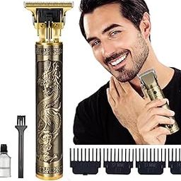 T-9 Trimmer Cordless Rechargeable with USB Charging, indicator, Salon Trimmer For Men, Travel Professional Shaver Beard Barber Hair Cutting Machine for man, 120 Minutes operating time-image-51