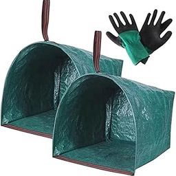 THE STYLE SUTRA 2 Pieces Dustpan Type Garden Bags Dustpan Type Lawn Bags for Lawn Yard Parks 200L 76cmx56cmx43cm-image-70