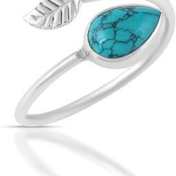 925 Sterling Silver Delicate Ring For Women and Girls | Finger Ring for Women and Girls | Silver Rings |Gifts For Girlfriend | Leaf Shape | 6 Month Warranty-image-44