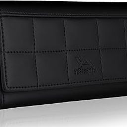 Women's and Girls Artificial Faux-leather Tow Fold Hand Clutch Wallet Mobile Purses 6 Multiples Card Slots-image-55