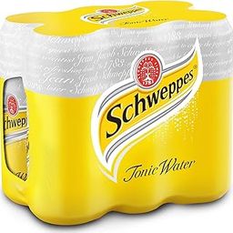 Schweppes Indian Tonic Water Can- 6 Pack, 6 x 320 ml-23