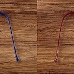 Siwesh® Tongue Scraper Cleaner For Adult & Kids, U-Shape Plastic Tongue Brush Oral Care Scrapers Kits For Fresh Breath Mouth Health Cleaning Accessory (Blue- Red, Set Of 2)-image-24