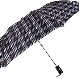 Fendo Emmott 2 FOLD AUTO Open 24.5 Inch Sun And RainProof Regural Umbrella For Men And Women (Checks)-image-2