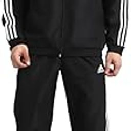Striped Men's Tracksuit Navy Blue Front Jacket Zipper With Four Pockets 2Xl Size, Sports Suit-image-64