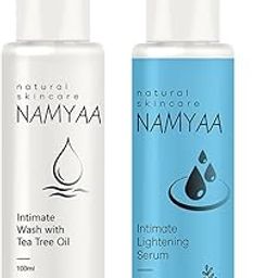 Namyaa Intimate Lightening Serum and Hygiene Wash for Men and Women, 100 gram each-5