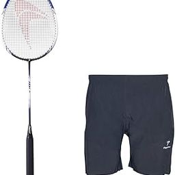 FLYPOWER BADMINTON RACKET AGNI 2 WITH BHIMA SHORT BLACK SIZE XS-picture-16