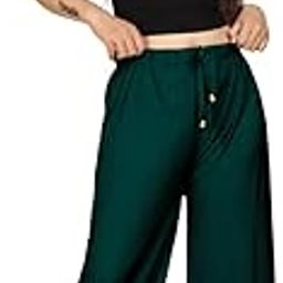 Women Palazzo | Loose Fit Ethnic Design Palazo Combo | Stylish Latest Bottom Wear Casual Plazo for Girls | Regular Fit Traditional Plain Palazzo Pant-image-87