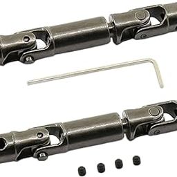 ATORSE Drive Shaft Dogbone for Wpl D12 1/10 DIY Rc Truck Parts Accessory Titanium 2Pcs Titanium-picture-10