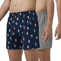 Men's Cotton Boxer Shorts-19