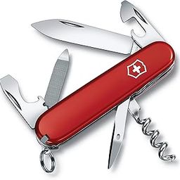 Victorinox Swiss Army Knife - Sportsman - 13 Functions, Multi-utility Tool - Red, 84 mm, Medium (0380300)-82
