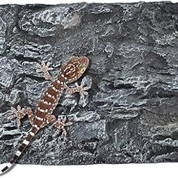 MUYG Reptile Tank Background Board Rock Terrarium Cork Background Board 3D Wall Background Aquarium Decor Backgrounds Amphibians Habitat Decoration for Lizards Leopard Gecko Bearded Dragons Turtle-image-42