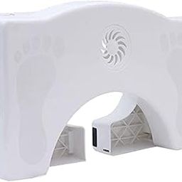 Perfect Toilet Posture Plastic Potty Step Stool for Western Toilet Bathroom Slope Design for Scientific Angle, Anti-Slip, 21 CM Height (White)-image-75
