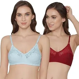 kalyani Deepali Non Padded Cut & Sew Cups Everyday Lace Bra-picture-7