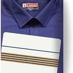Men’s Empire Cotton Shirt with 2-Meter Dhoti Matching Combo Set-image-41