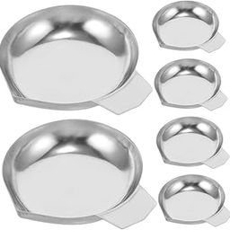 GOOHOCHY 6pcs Stainless Steel Weighing Pans for Jewelry Reloading and Laboratory Use Precision Electronic Scale Trays for Accurate Measurements and Enhanced Efficiency-image-66