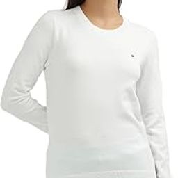 tommy hilfiger Women's Cotton Crew Neck Sweater-picture-35