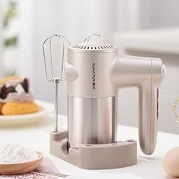 LANCEMATES Powerful Hand Mixer for Baking & Cooking âVariable Speed, Soft Start, Dough Hook & Whisk Included-27