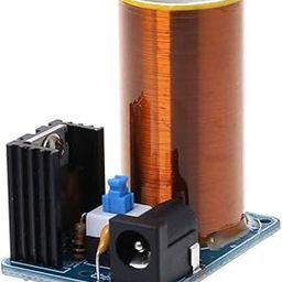 Robocraze Mini DIY Tesla Coil Kit - Wireless Electric Power Transmission Lighting for School Projects DC 12V-image-45