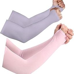 Tomorrow Arm Sleeves for Men & Women | UV Protection Hand Sleeves With Thumb | Sun Protection Sleeves | Arm Sleeves for Running, Hand Cover for Bike Riding PACK OF 2-image-99
