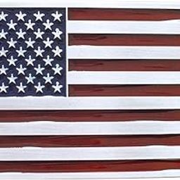 Antique Silver Enamel American US Flag Belt Buckle Gurtelschnalle Boucle-image-93