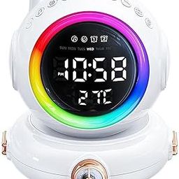 OTQIRSJN Wake Up Light with Sleep Aid, Dual Alarms, White Noise Sleep Sounds Machine, Reading Lam, Sunrise Alarm Clock for Kids, Adults, Heavy Sleepers, Gift Ideas-13