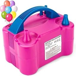 Electric Balloon Pump, 600W Dual Nozzle Air Inflator, Party Decoration Machine, Pink-image-64