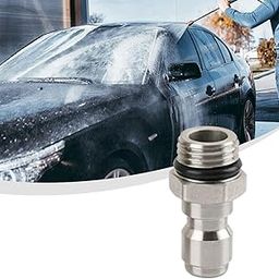 UJEAVETTE 1/4 Quick Release Connector Sturdy Stainless Steel for Extension Poles Hoses Male Thread-image-50