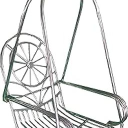 Kaushalendra Stainless Steel Hanging Hammock Chair with Cushion & Accessory-13