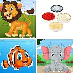 Bhai Dooj Gift for Brother Kids Toy with Puzzle, Roli Chawal Chandan Tikka, Personal Message for Little Bhaiya-image-75