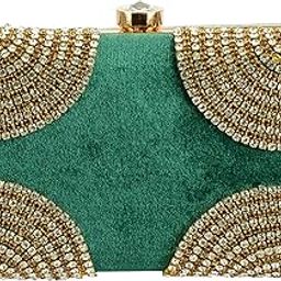 Handicraft Hand Embroidered Box Clutch Bag Purse for Bridal 6x4 Box Clutch Casual, Wedding Bag for Women & Girls-9