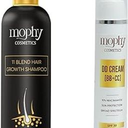 mophy Blend Shampoo for Hair Growth & DD Cream (BB+CC) Sun Protection (SPF 30) (Pack Of 2)-35