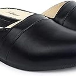 Women Closed Pointed Toe Flats Slip On Backless Loafers Womens Slides Shoes Office Mules-image-1