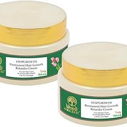 Khadi Organic Stop Growth Permanent Hair Growth Retarder Cream 50g - Slow Hair Growth, Smooth Skin - Unisex Pack of 2-14