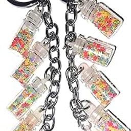 5 Bottle Key Chains - Pack Of 2 - Star Key Chains - Fashion Drifting Bottle Key chain-picture-27
